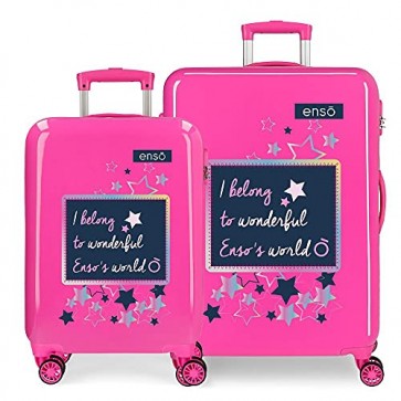 Enso Make A Wish Set di valigie, 48 x 68 x 26 cm