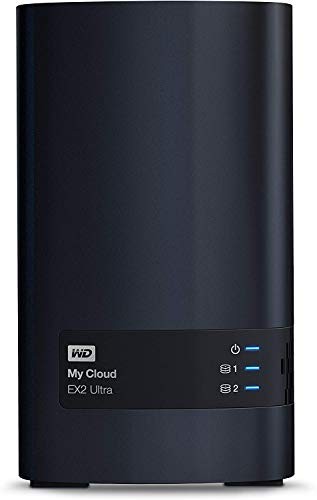 WD My Cloud EX2 Ultra Network Attached Storage, 4 TB, Nero