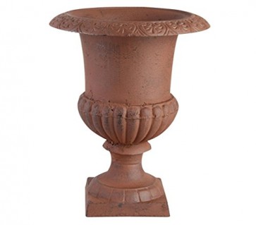 Dehner vaso per piante nostalgico, Ø 31 cm, altezza 44 cm, ghisa, acc