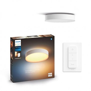 Philips Hue White Ambiance Enrave, Plafoniera Smart, Media, Bluetooh, 