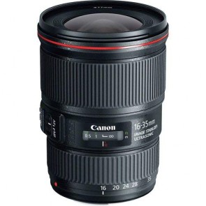 Canon Obiettivo EF 16-35 mm f/4L IS USM SLR, paraluce EW?82 incluso, N