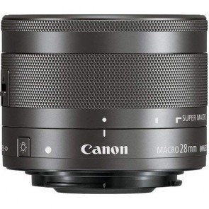 Canon 1362C005 Obiettivo, EF-M 28 mm f/3.5 Macro IS STM, Nero/Antracit