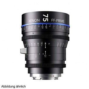 Schneider-Kreuznach 1078478 Cine Objektiv FF-Prime T2.1/75 mm, Nikon/m