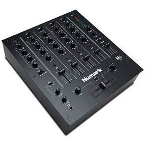Numark M6USB - Mixer 4 Canali per DJ con Scheda Audio Integrata, EQ a 