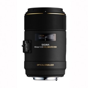 Sigma 258101, Obiettivo 105 mm f/2.8 Macro (Ex DG OS HSM) para Canon, 