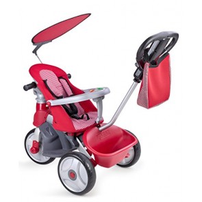 Feber 800009473 - Baby Trike Easy Evolution Girl, Rosso