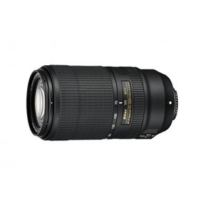 Nikon Nikkor AF-P Obiettivo 70-300mm f/4.5-5.6E ED VR, Nero