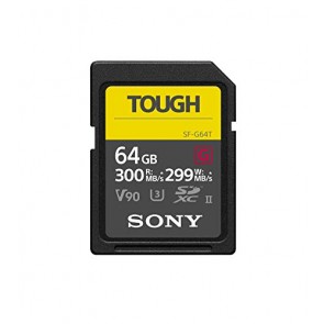 Sony Memoria SD-XC 64 GB Serie G Tough - Lettura 300 MB/s, Scrittura 2