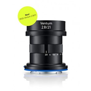 ZEISS Ventum 2.8/21 per telecamere di sistema full frame mirrorless di