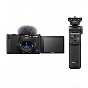 Sony Vlog-Kamera ZV-1 mit Sony GP-VPT2BT Bluetooth Handgriff