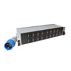  2U, 32A-230V, prese IEC 320: 12 x C13 e 4 x C19, 7,4 kVA max, con mis