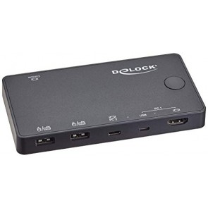 DeLOCK - Switch KVM HDMI/USB-CTM 4K 60 Hz con USB 2.0