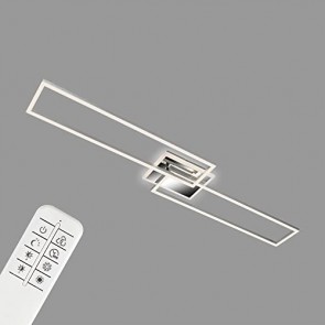 Briloner - Plafoniera LED, Lampada da Soffitto Dimmerabile, Incl telec