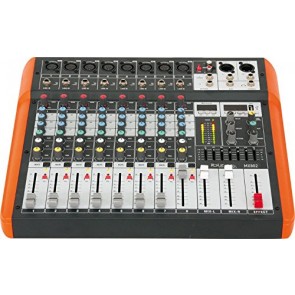 Ibiza MX802(15-2393) Mixer Musicale con USB & Bluetooth, 8 canali, Equ