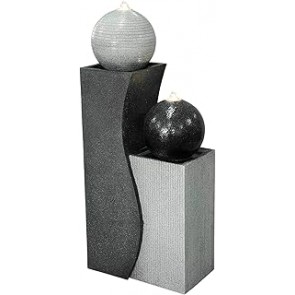 FCMP Outdoor IM4000 Doppelkammer-Tumbling-Komposter (schwarz) aus Kana