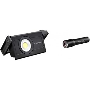 Dehner - Fontana da giardino Curve con illuminazione a LED, ca. 108 x 