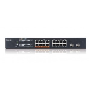 Zyxel XMG1915-18EP, 16-Port 2.5GbE, 2 SFP+, 8 x PoE++ 180W Smart Switc
