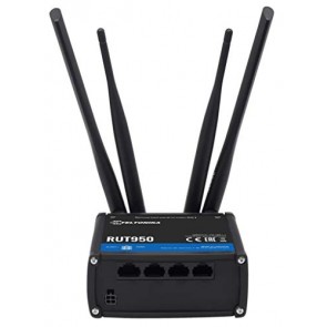 Teltonika RUT950 Black cellular wireless network equipment - Cellular 