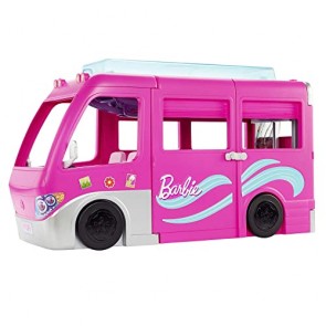 Barbie Camper dei Sogni - Veicolo con Scivolo e Piscina - 2 Cuccioli -