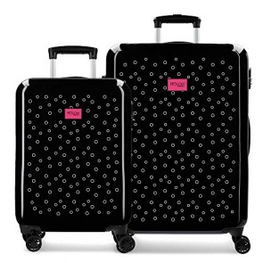 Set valigie rigide 55-68cm Movom Bubbles Fucsia