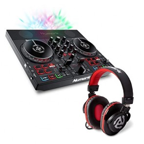 Numark Party Mix Live + HF175 - Console DJ a 2 Canali con Scheda Audio